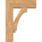 Ekena Millwork Imperial Block Smooth Bracket w/ Offset Brace, Western Red Cedar, 7 1/2"W x 22"D x 30"H BKT0806X22X30IMP05SWR - alternate 4